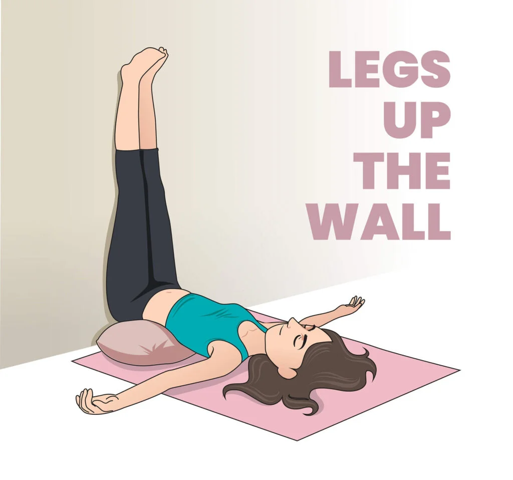 Legs Up The Wall Pose