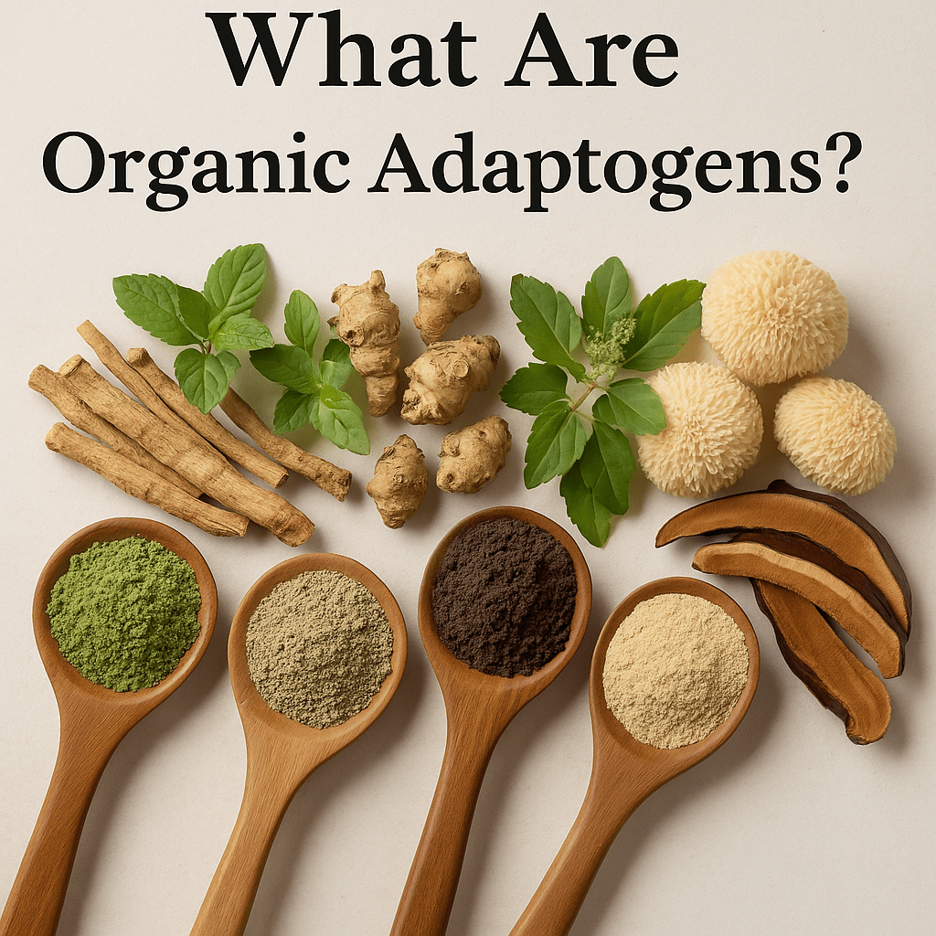 Organic adaptogens for stress relief and focus: Focus and Cognitive Enhancement with Adaptogens