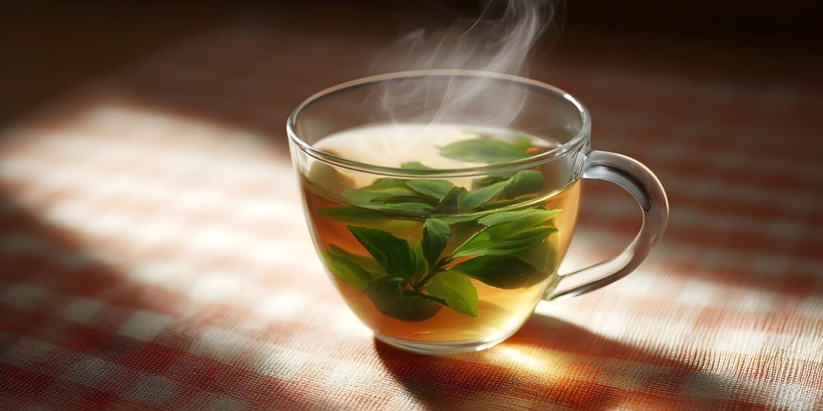 basil herbal tea
