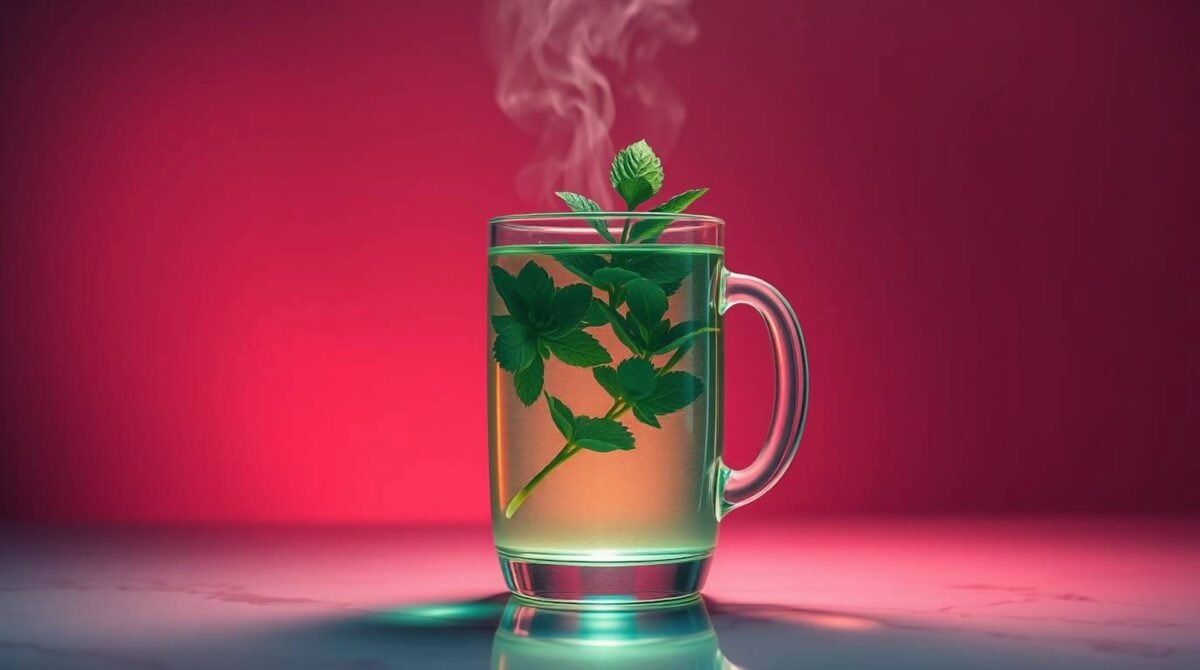 basil herbal tea
