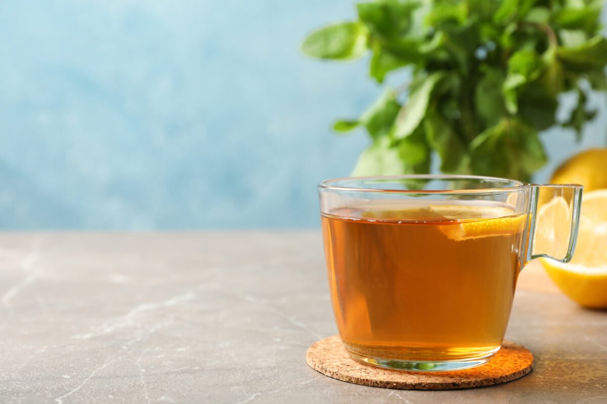 basil herbal tea
