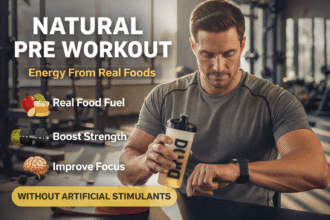 natural pre workout with real food energy before gym workout