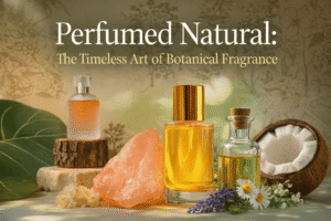 perfumed natural fragrance made with botanical oils and plant ingredients