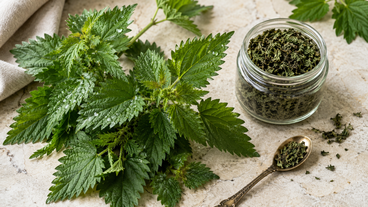 freshanddriedstingingnettle Natural Knows nettle tea for allergies