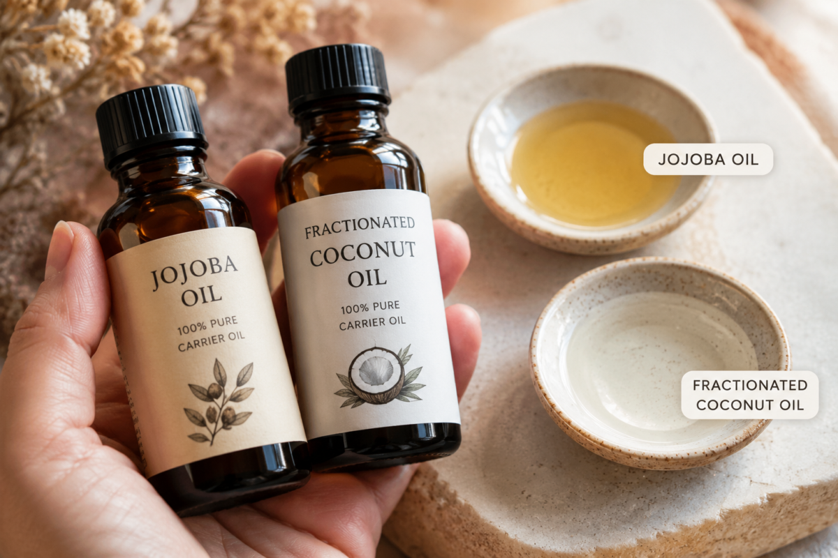 jojobavscoconutoilcarrier Natural Knows How to Make Solid Perfume with Essential Oils The Ratio That Actually Sets