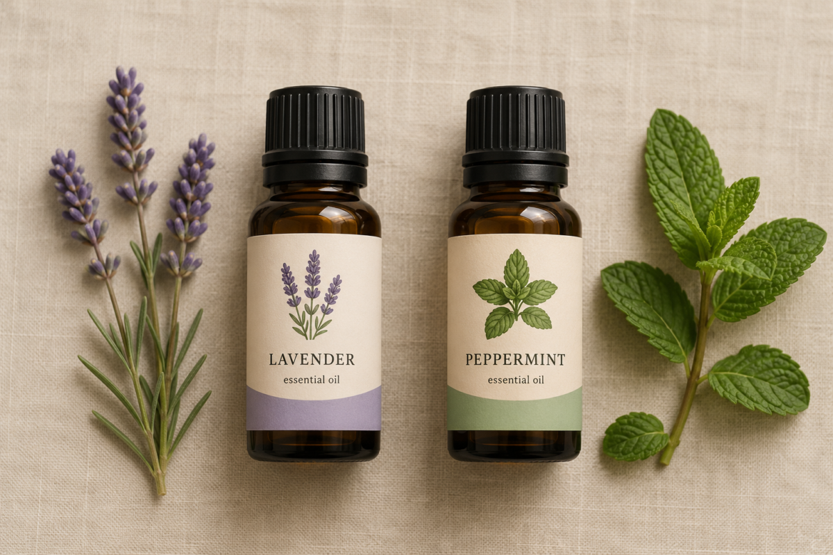 lavenderpeppermintoilcomparison Natural Knows lavender vs peppermint oil for headache type