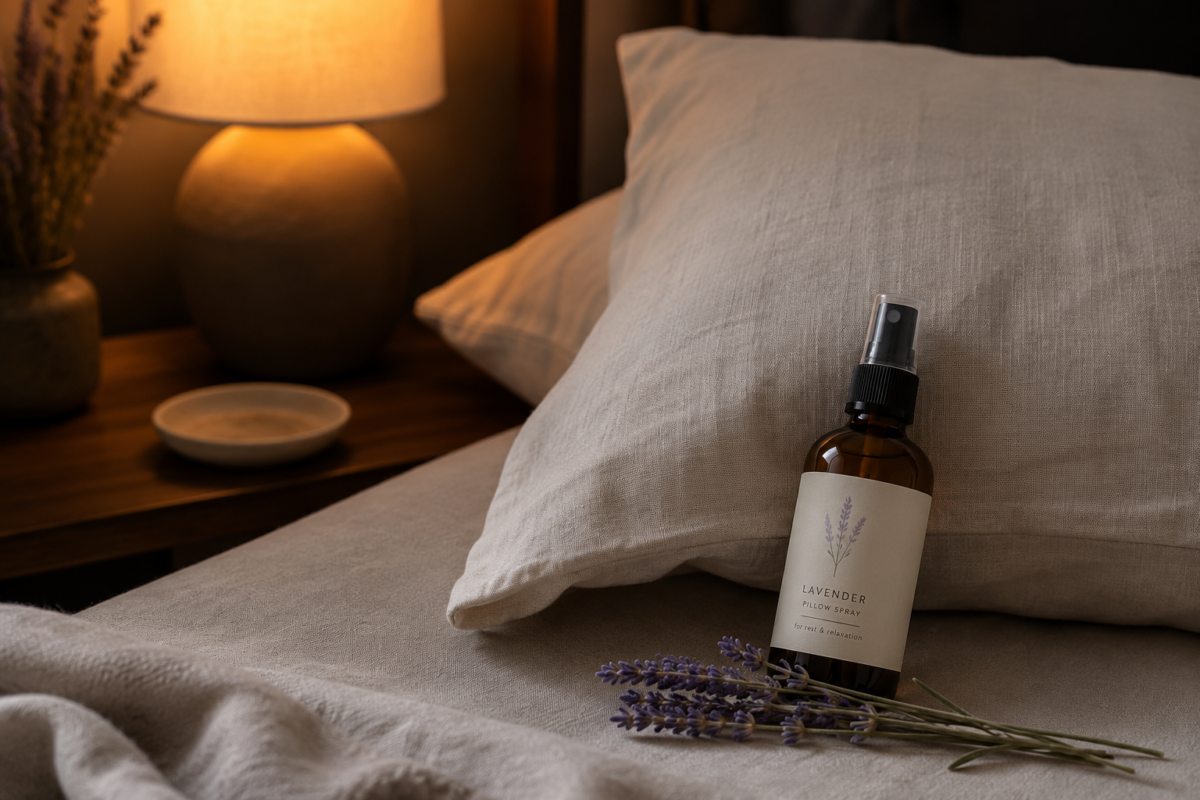 lavenderpillowspraysleep Natural Knows lavender pillow spray for migraine linked sleep