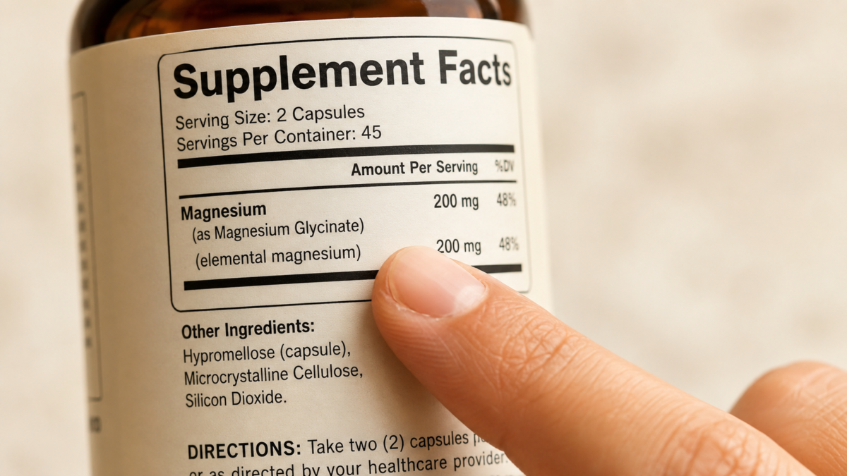 magnesiumsupplementlabelelementaldose Natural Knows magnesium glycinate vs threonate for sleep