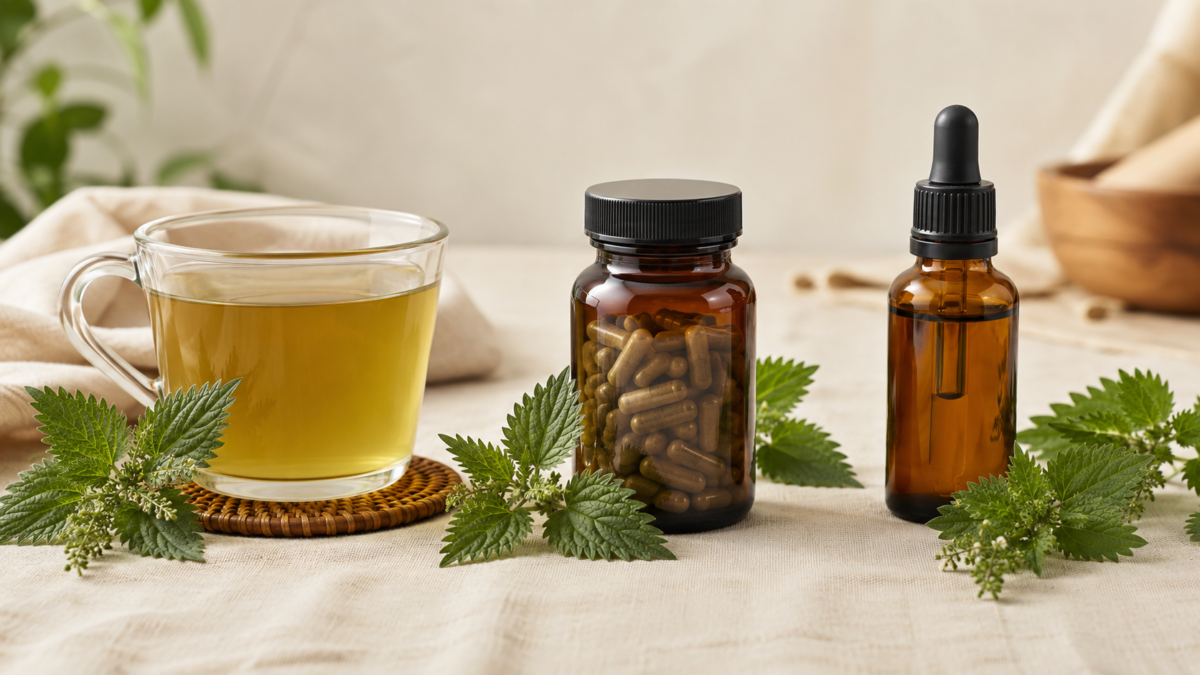 nettleteacapsulestincturecomparison Natural Knows nettle tea for allergies