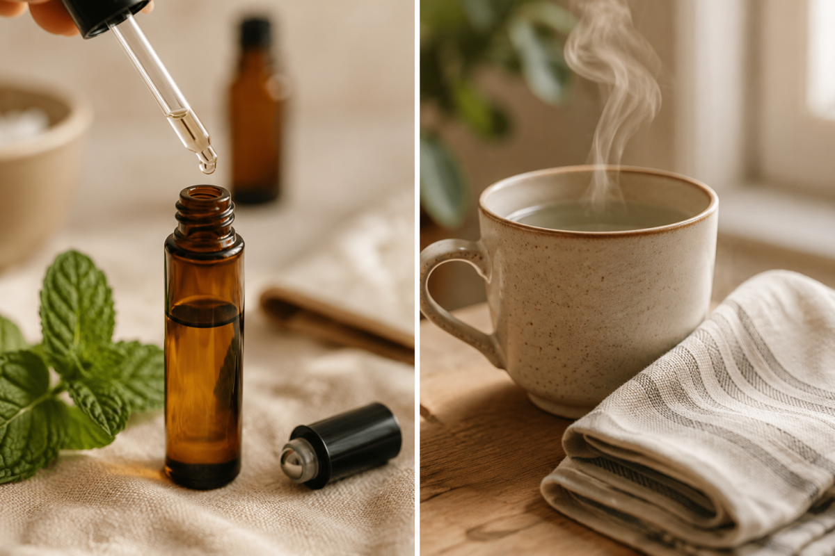 peppermintoildilutionroller Natural Knows natural remedies for tension headaches