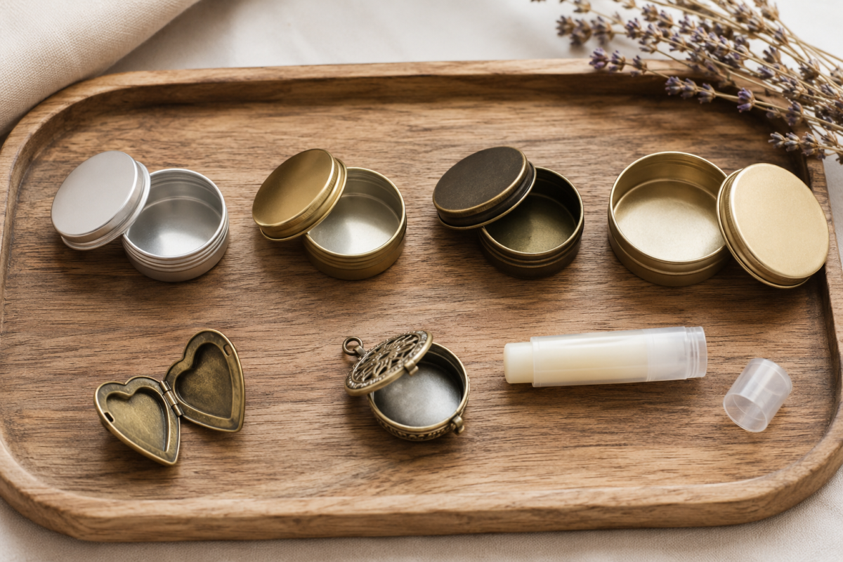 solidperfumecontainerstins Natural Knows How to Make Solid Perfume with Essential Oils The Ratio That Actually Sets