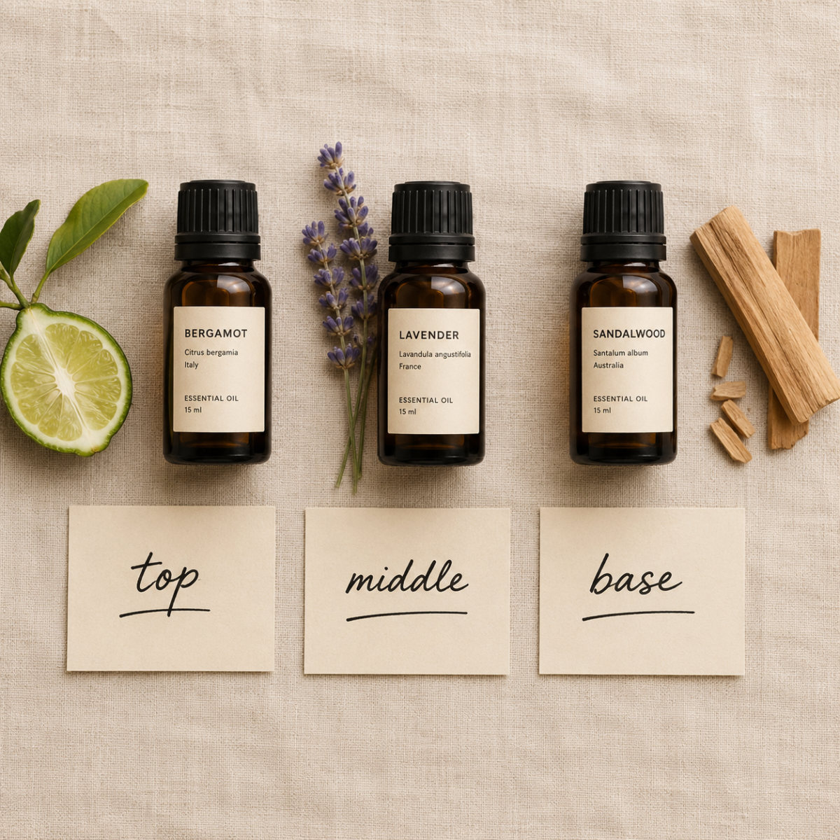 topmiddlebasenotesoils Natural Knows How to Make Solid Perfume with Essential Oils The Ratio That Actually Sets