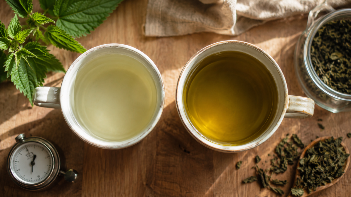 weakvsstrongnettletea Natural Knows nettle tea for allergies