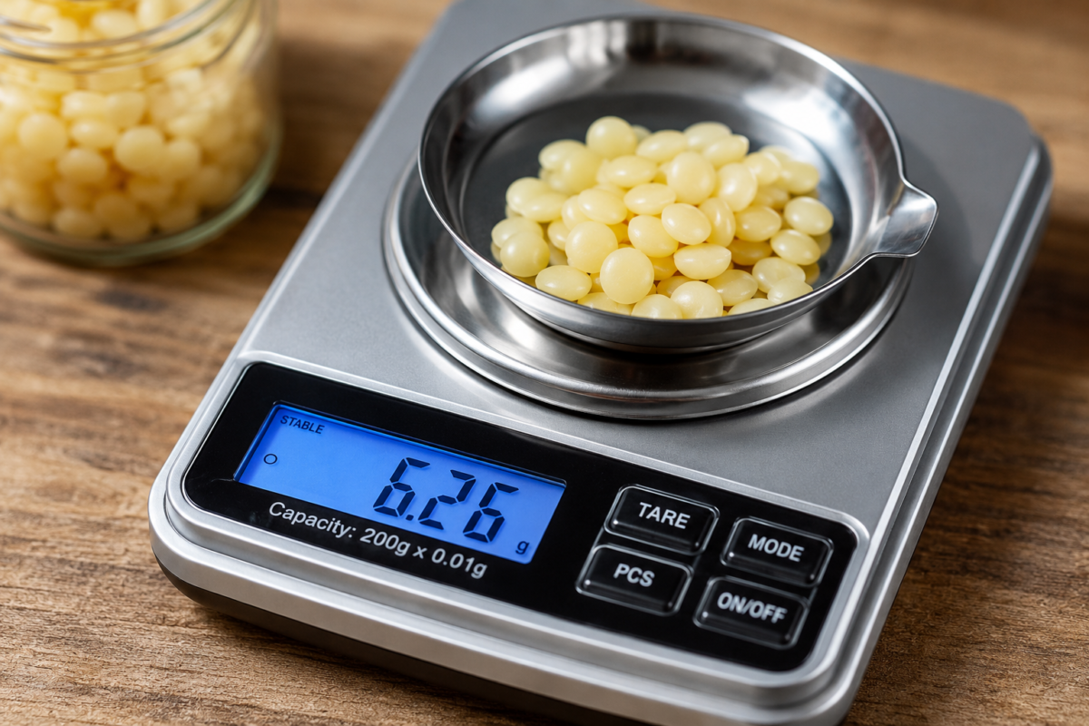 weighingbeeswaxpreciseratio Natural Knows How to Make Solid Perfume with Essential Oils The Ratio That Actually Sets